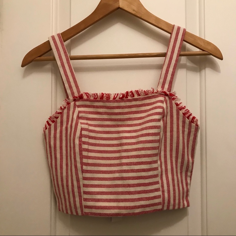 Striped Crop Top